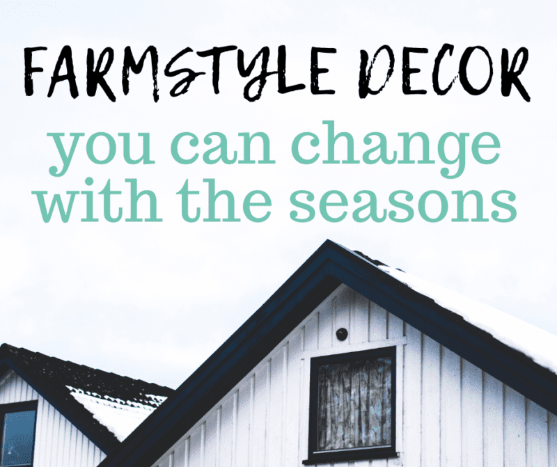 farmstyle decor you can change with seasons versatile decorations centerpiece