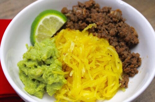 southwest spaghetti squash recipe easy quick kitchen cooking dinner vegetable side dish vegetarian vegan spicy taco olive oil cumin